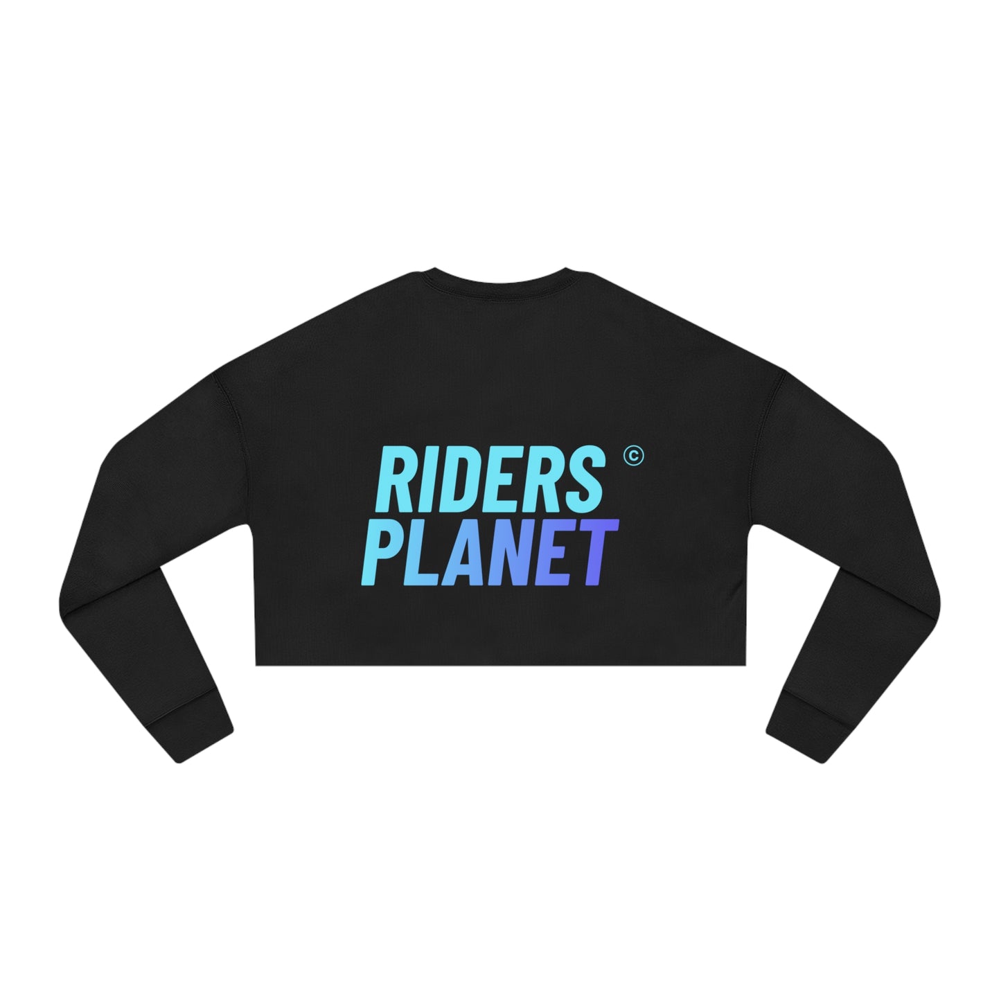 Women's Cropped Sweatshirt "Biker Girl"