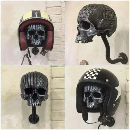 Kreative Skull Motorradhelm Halterung Helm Fahrradhelm Halter Wanddekoration