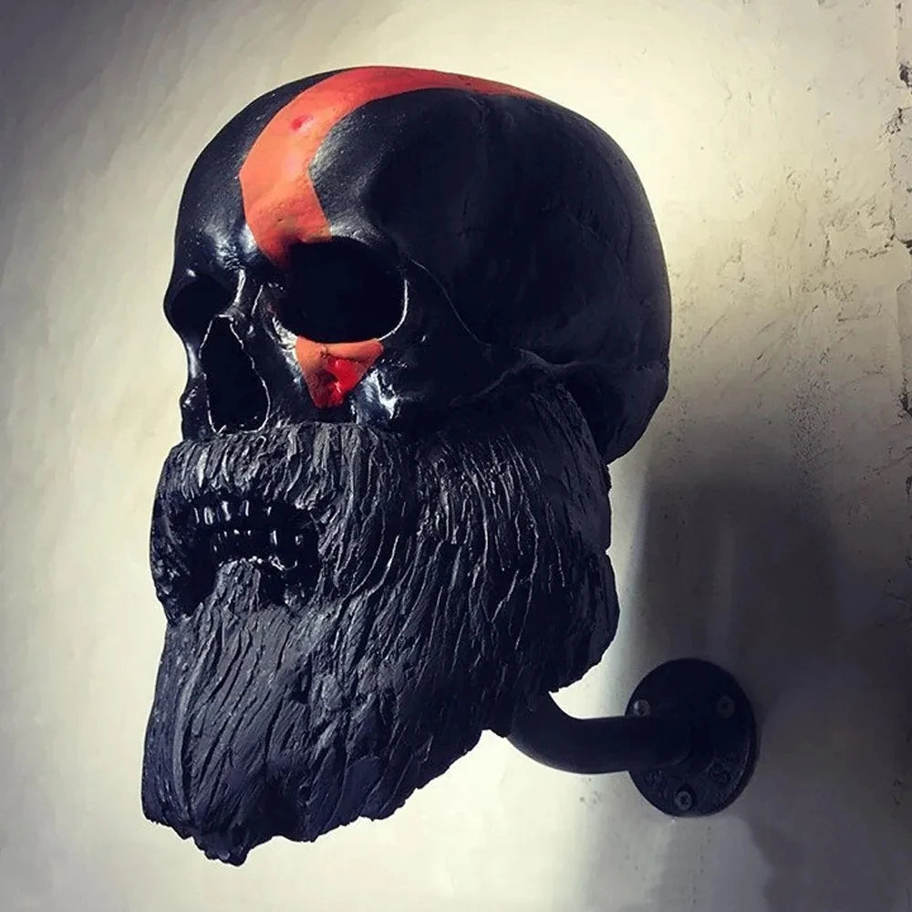 Kreative Skull Motorradhelm Halterung Helm Fahrradhelm Halter Wanddekoration