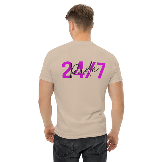 Klassisches Herren-T-Shirt "24/7"