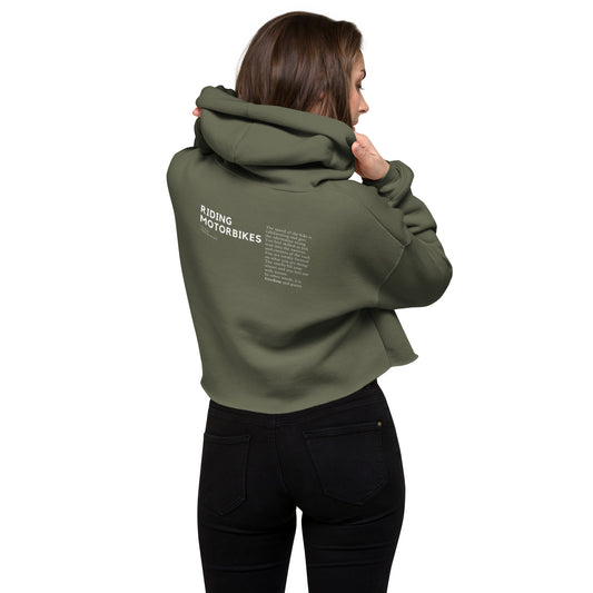 Crop-Hoodie "Definition"