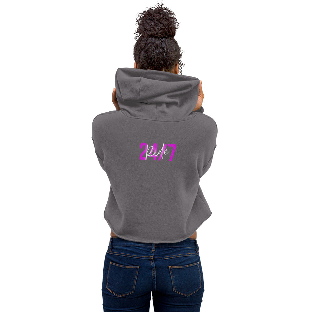 Crop-Hoodie "24/7"